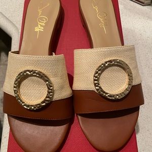 Joan Oloff sandals excellent condition